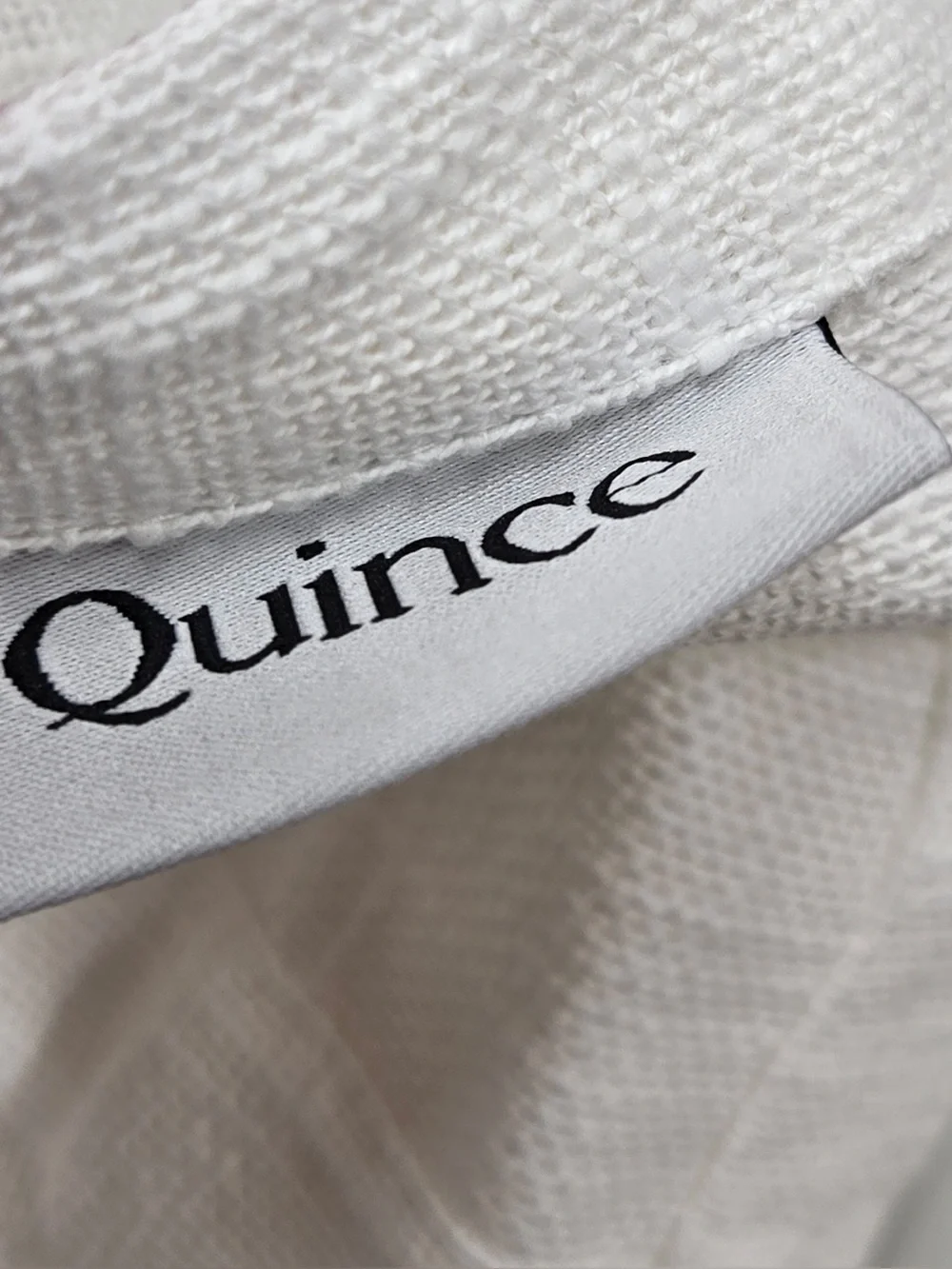 NWT QUINCE Set Of 4 48x96 Cotton Sheer Curtains White 0943